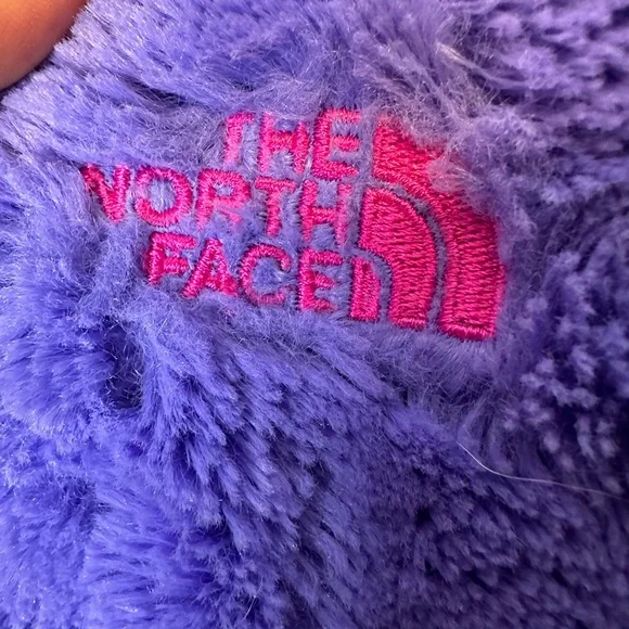NORTH FACE girls hooded jacket purple and pink size 6 - Picture 4 of 8